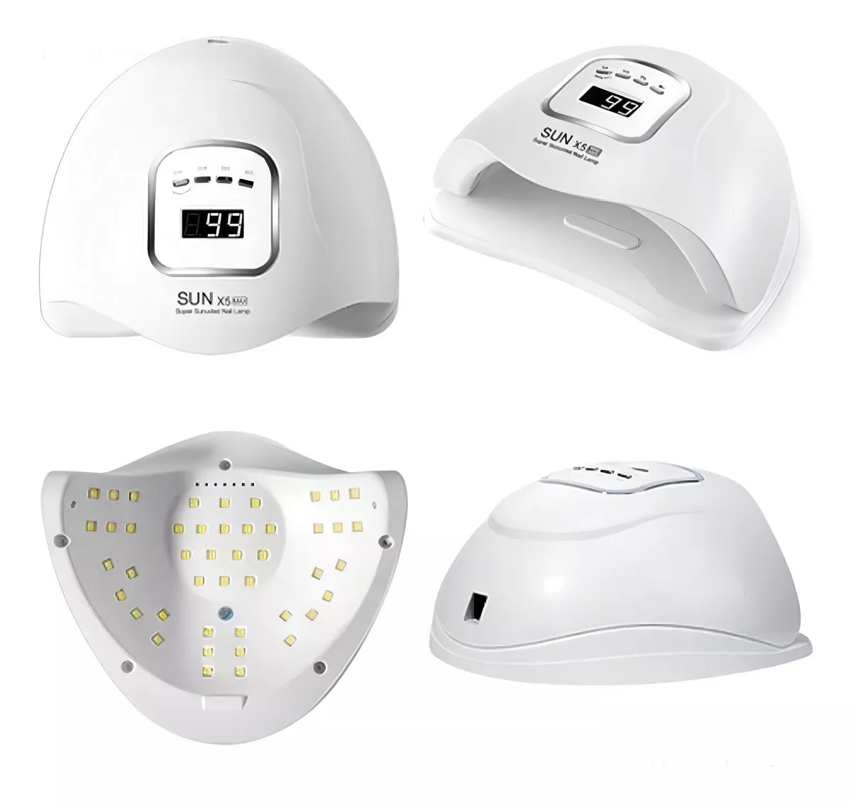 Cabine de Secador de Unhas com Gel LED UV Sun X5 Max 120w