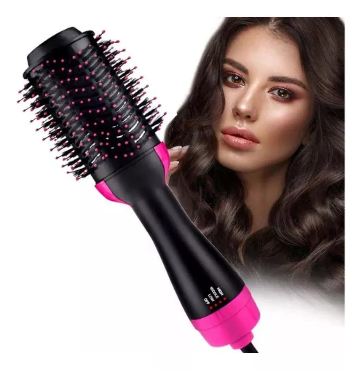 Escova Modeladora e Secadora 4 Em 1 Profissional 1200w Seca Alisa Modela Cabelo 110v