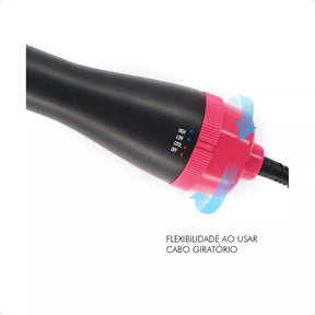 Escova Modeladora e Secadora 4 Em 1 Profissional 1200w Seca Alisa Modela Cabelo 110v