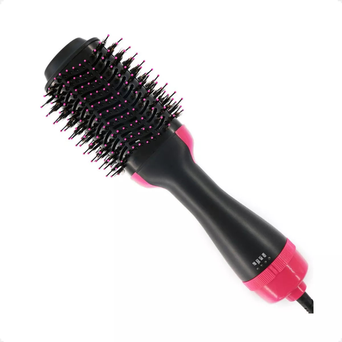 Escova Modeladora e Secadora 4 Em 1 Profissional 1200w Seca Alisa Modela Cabelo 110v