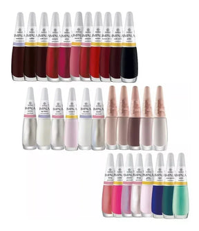 Kit 30 Esmaltes Impala Unha Mãos Pés Manicure Atacado