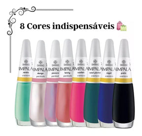 Kit 30 Esmaltes Impala Unha Mãos Pés Manicure Atacado
